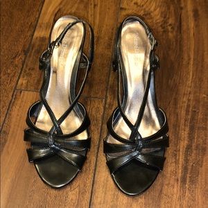 Strappy Sandals Black Size 8